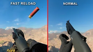 Modern Warfare 3 Weapons - Fast Reload vs Normal Reload Animations