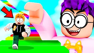 Can We Beat This SIZE OBBY In ROBLOX?! (HUGE JUSTIN vs. MINI ADAM!)