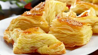 How come I didn't know about this new method before? Quick easy homemade puff pastry. No Eggs