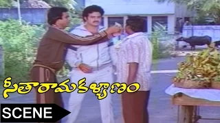 Subhalekha Sudhakar & Balakrishna Comedy Scene || Seetharama Kalyanam Telugu Movie || Balakrishna