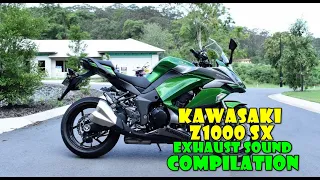 Kawasaki Z1000 SX Awesome Exhaust Sound, GPR, MIVV, IXIL, akrapovic, arrow, yoshimura, LeoVince