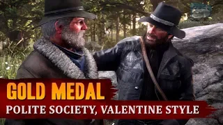 Red Dead Redemption 2 - Mission #8 - Polite Society, Valentine Style [Gold Medal]