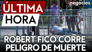 ÚLTIMA HORA: El primer ministro eslovaco  Robert Fico corre peligro de muerte tras ser disparado