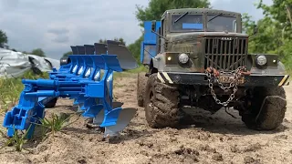 Краз 255 везу плуг для к700 RC kingkong rc Kraz mit pflug für k700