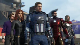 Игрофильм Marvel's Avengers: Общий сбор. Без комментариев и на русском языке.