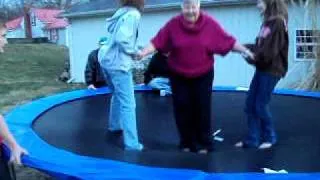 Granny on the Trampoline