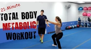 21-Minute Fat-Burning Total Body Metabolic Workout