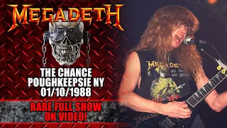 Megadeth LIVE 01/10/88 Poughkeepsie NY @ The Chance Full Concert
