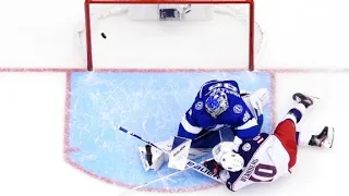 Alexander Wennberg Beautiful Goal vs. Lightning (Aug. 13, 2020) (ECQF Game 2) (All Calls)