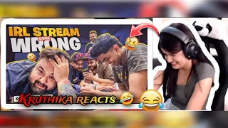 KRUTIKA REACTS🤣 TO GOLDY BHAI IRL Highlight ❌ Rega Ki Pitaai Highlight ✅ #goldybhai #rega #kruthika