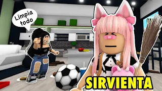 😆Siendo Sirvienta en Brookhaven 😂/Roblox