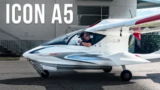 137. ICON A5 - Amphibious Light Sport Aircraft, flight review