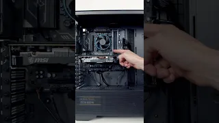 Don't Install a Micro ATX Motherboard in a Full Size Case - PC Building Tips for Beginners #Shorts