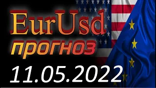 Курс евро доллар Eur Usd. Прогноз форекс 11.05.2022 евро доллар. Forex. Трейдинг с нуля.