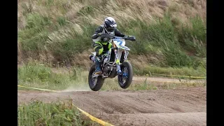 Supermoto IDM 2018 S3 Großenhain Race 1 | Kev95