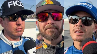 Kyle Larson, Kyle Busch, and Martin Truex Jr. Give Reaction to Aero-Blocking at Dover