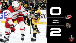 Hurricanes 0 Vs Bruins 2 End Of 1ST Period (sad and pitiful)