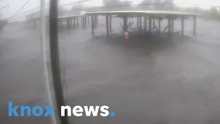 Hurricane Ida slams Louisiana as seen in dramatic before and after video