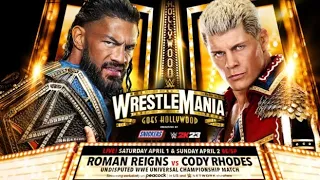 Roman Reigns vs Cody Rhodes - Promo en Español - Wrestlemania 39