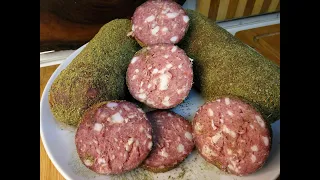 232 # Salami breakfast Home  made  - another favorite salami from back in the day - SUB - Yami Yami