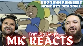 Bro Town Funniest Moments Season 1 (REACTION) Featuring Big Boppa Lifting 😳🤣