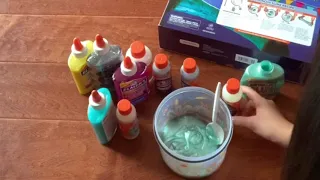 Trying the Elmer’s Celebration Slime Kit!