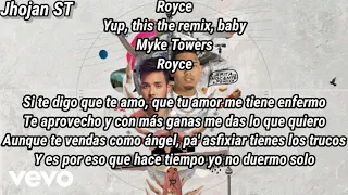 Prince Royce, Myke Towers - Carita De Inocente (Remix Letra)