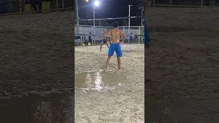 Unbelievable Jump over Volleyball Net