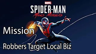 Marvel's Spider Man Miles Morales Mission Robbers Target Local Biz