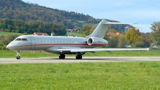 Powerful Takeoff: The Bombardier Global 6000 - VistaJet Pilots Wave Goodbye!