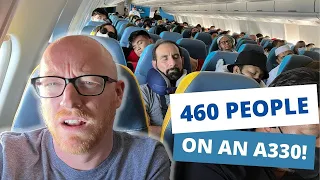 World's Most CROWDED Plane: 460 PASSENGERS!