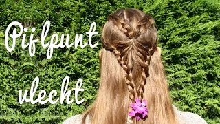 Leer zelf een pijlpunt vlecht maken (arrowhead braid)