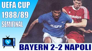 Bayern Munchen 2 -2 Napoli, Coppa Uefa 1988-1989, full match
