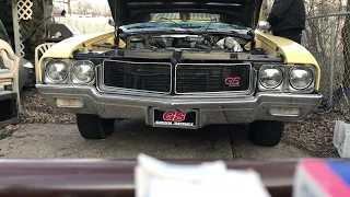Cold start 1970 Buick GS 455 Stage 1