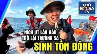 Toàn cảnh thăm đảo Sinh Tồn Đông: Phóng viên chiến trường Nick Út trở lại Trường Sa sau 52 năm