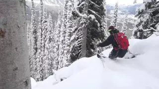 It won't stop snowing!  Insane Day at Fernie Alpine Resort