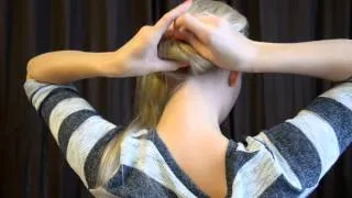 Греческая прическа с повязкой - видео инструкция (Greek hairstyle with a bandage)