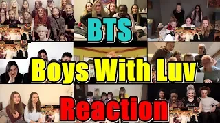 (Kpop Reaction Mashup/케이팝 해외반응) BTS(방탄소년단) - Boys With Luv