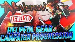 What to do NEXT when you get to LEVEL 20 - NEW PLAYER GEAR GUIDE in Neverwinter