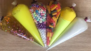 Making Crunchy Slime With Piping Bags | Satisfying Videos #13 #slime #slimevideos