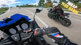 Yamaha Tmax ride with Supercharged ZH2, Hayabusa and sportsbike R6