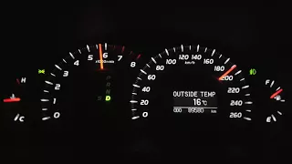 Toyota Camry XLE V6 2008 Top Speed 230Km/h (Velocidade Máxima)