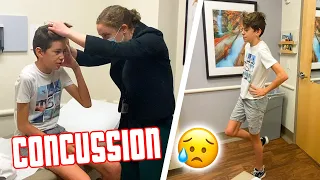 DIAGNOSED WITH A CONCUSSION | WORST BIRTHDAY EVER | 13 YEAR OLD GETS A CONCUSSION ON HIS BIRTHDAY