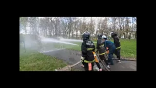 Зональный этап областного слета юных спасателей-пожарных