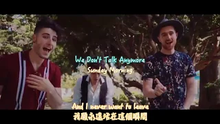 l中文字幕l Kurt Hugo Schneider＆ Fly By Midnight - Maroon 5 VS Charlie Puth MASHUP!!