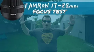 Tamron 17-28mm f2.8 Focus Test A7iii // Best Wide Angle