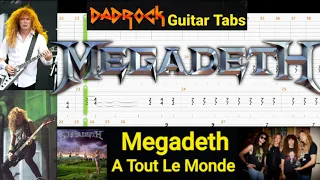 A Tout Le Monde - Megadeth - Guitar + Bass TABS Lesson