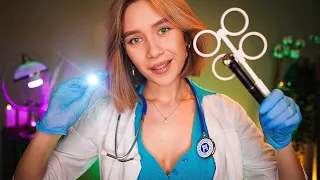 ❗️ АСМР МЕДОСМОТР ВРАЧА 🤯 Проверка Глаз, Ушей, Нервов, Рефлексов asmr doctor exam