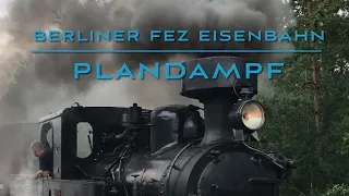 Plandampf bei der FEZ Eisenbahn Berlin Parkbahn Pioniereisenbahn DR DDR Dampflok