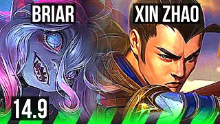 BRIAR vs XIN ZHAO (JGL) | 11/2/10, Legendary, Rank 15 Briar | TR Master | 14.9